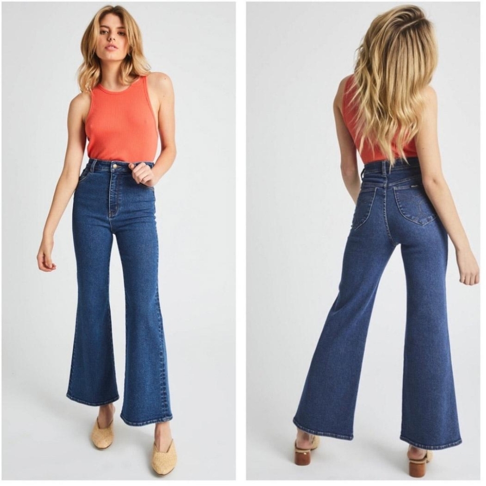 ROLLA'S eastcoast high-rise crop flare jeans